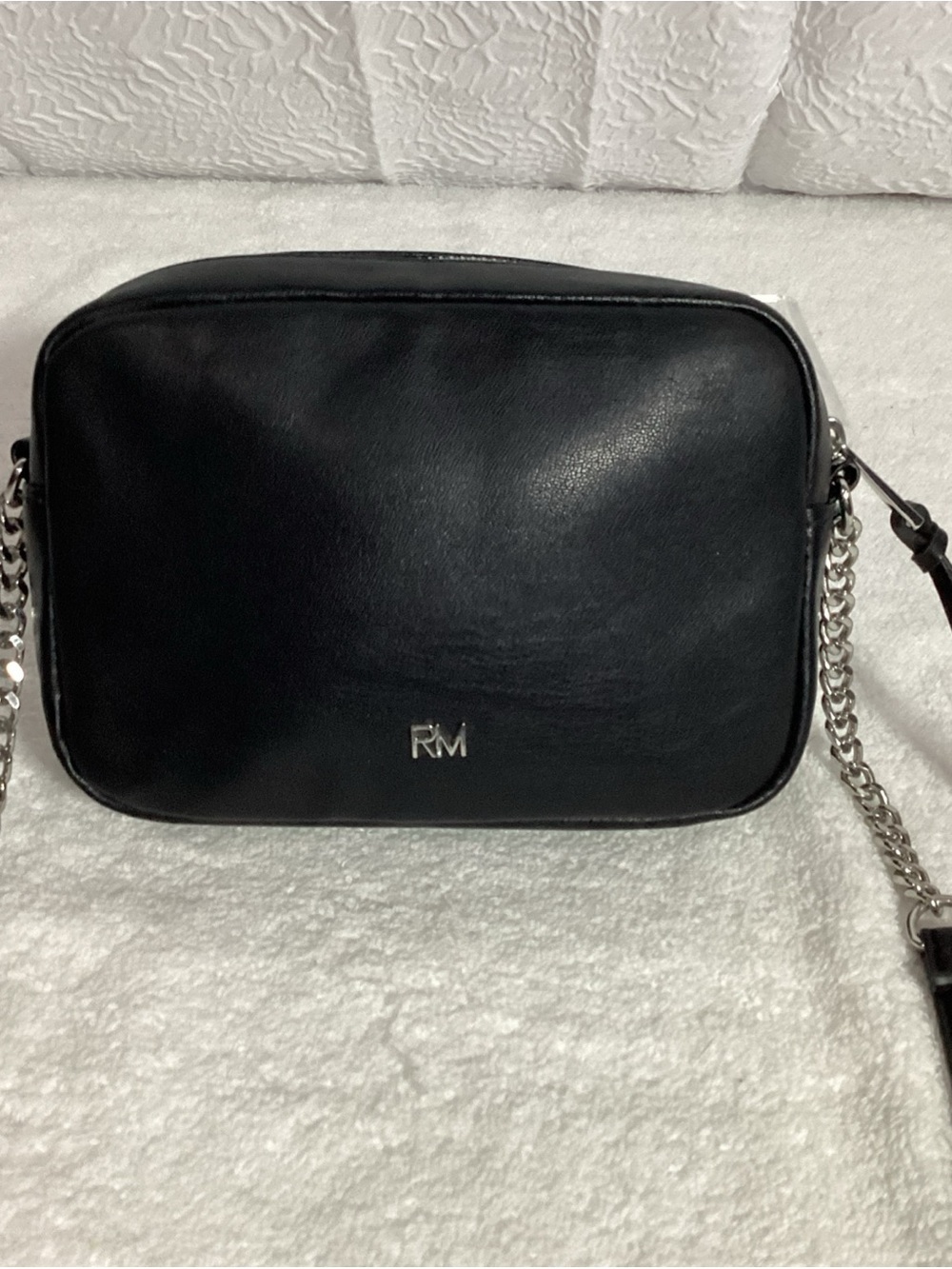 Rebecca Minkoff Black Quilted Studded Crossbody Bag EUC - Picture 3 of 11